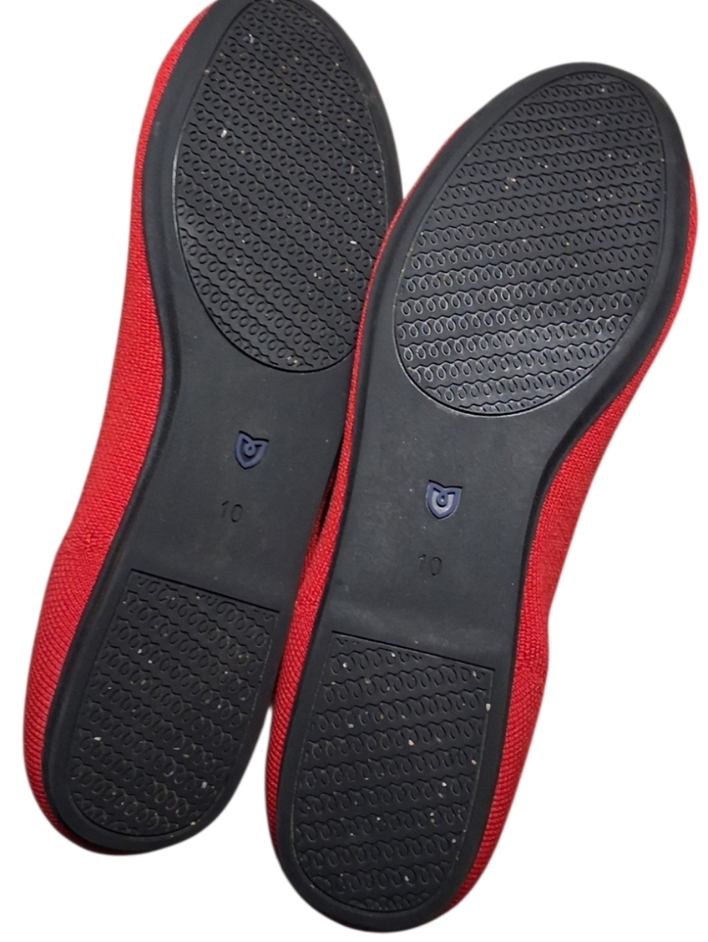 Rothys Scooter Red The Flats Comfort Ballet Shoe Classic Round Toe Size 10 - Picture 4 of 5